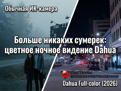 БОЛЬШЕ НЕ «СУМЕРКИ»! Как чувствительность камер Dahua побеждает темноту?
